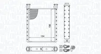Schimbator caldura incalzire habitaclu potrivit MERCEDES A (W176), B SPORTS TOURER (W246, W242), CLA (C117), CLA SHOOTING BRAKE (X117), GLA (X156); INFINITI Q30, QX30 1.5D-Electric 11.11-