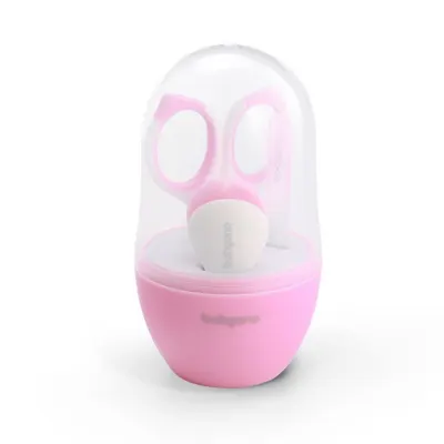 Set 3 piese manichiura Baby Ono pentru copii cu suport roz