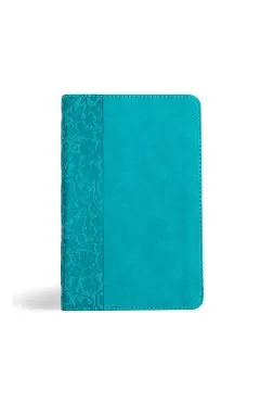 NASB Personal Size Bible, Teal Leathertouch