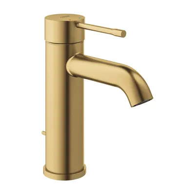 Baterie lavoar Grohe Essence, marimea S, ventil inclus, auriu periat Cool Sunrise