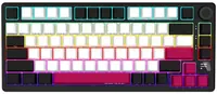 Tastatură mecanică Lorgar - KBP7075W, wireless, Linear, RGB, negru/roșu