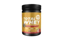 Pudra proteica din zer, GoldNutrition Total Whey capsuni, 800g