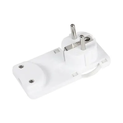 Stecher Plat cu CP Alb