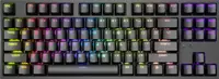 Tastatură mecanică Genesis - Thor 404 TKL, Gateron yellow pro, RGB, negru