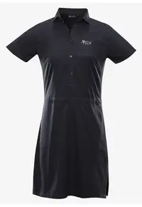 Rochie-camasa cu maneci scurte si model uni