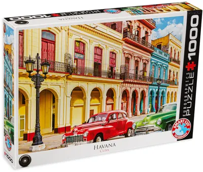 Puzzle Eurographics din 1000 de piese - La Havana Cuba