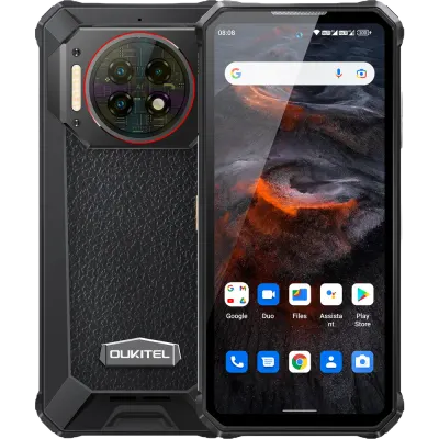 Telefon rugged Oukitel WP19 Pro, 4G, 6.8 120Hz FHD+, 8GB RAM, 256GB, NFC, Camera Night Vision, Baterie mare 22000mAh, Android 13