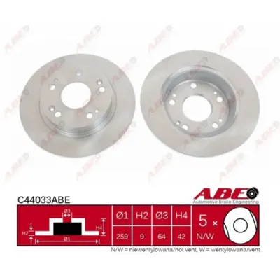 Disc frana ABE C44033ABE