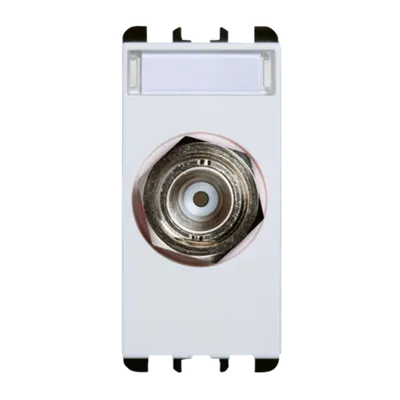 nea - Priza coax BNC caAlbastru RG59 Alb