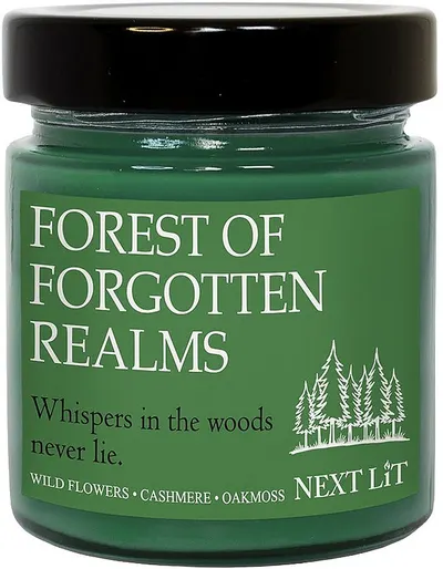 Lumânare parfumată Next Lit Burning Tropes - Forest of Forgotten Realms, 180 g