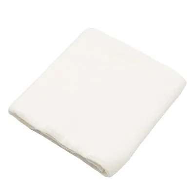 Paturica moale bebe, New Baby, Cu multiple intrebuintari, 60x60 cm, Din muselina, 100% bumbac organic, White