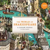 Puzzle Galison din 1000 de piese - World of Shakespeare