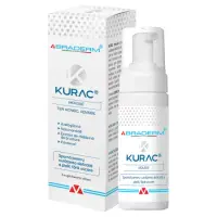 Spuma pentru curatarea delicata a fetei, fara uscare, Kurac, Braderm | 100 ml