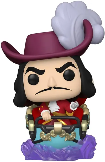 Figurina Funko POP! Rides: Disney World - Captain Hook at the Peter Pan's Flight Attraction #109