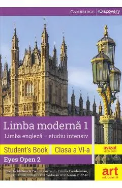 Eyes Open 2 - Limba engleza. Limba moderna 1 (intensiv) - Clasa 6 - Student's book + 2 CD + DVD