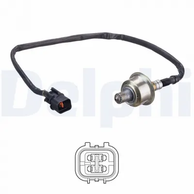 Sonda lambda (numar fire 4, 530mm) potrivit HYUNDAI I20 II 1.2 11.14