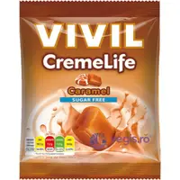 Bomboane Cremoase cu Caramel fara Zahar 60g
