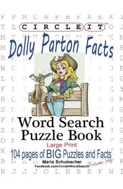 Circle It, Dolly Parton Facts, Word Search, Puzzle Book