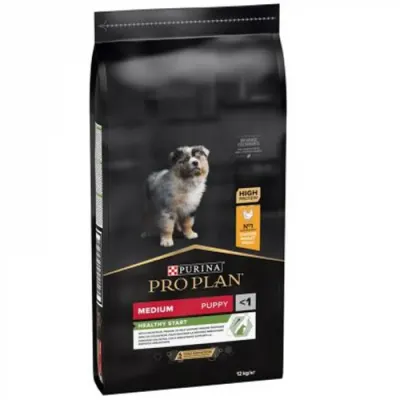 Hrana uscata pentru caini Pro Plan Medium Puppy cu pui 12 kg