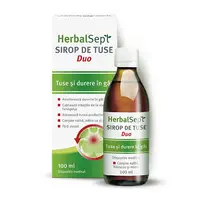 Sirop de tuse HerbalSept Duo, 100 ml, Zdrovit