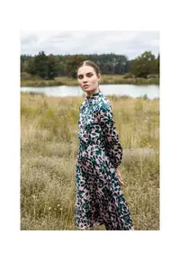 Rochie cu imprimeu floral - Poliester