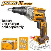 Bormasina 20V 1/4" pentru rigips, motor fara perii, 4200rpm, fara acumulator INGCO CDSLI20428