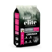 Hrana uscata pentru pisici Food Elite Kitten cu pui 15 kg