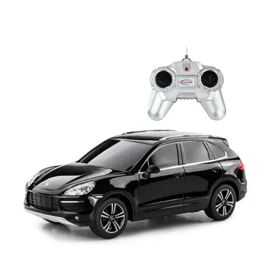 Masina cu telecomanda Rastar Porsche Cayenne Turbo, 1:24, Negru