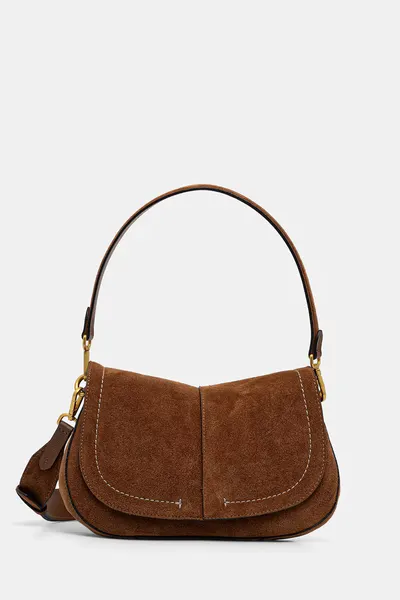 Gianni Chiarini geantă crossbody pentru femei din piele întoarsă HELENA ROUND