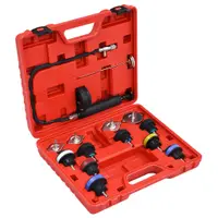 vidaXL Set testare presiune radiator și sistem de răcire, 14 piese