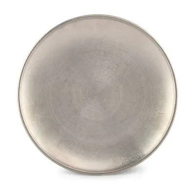 Farfurie argintie pentru desert din metal ø 17 cm Serve – BonBistro