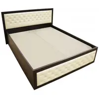 Pat Torino 140x200 cm, Wenge / Piele ecologica bej