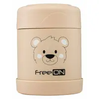 Termos FreeON pentru alimente solide Beige Bear