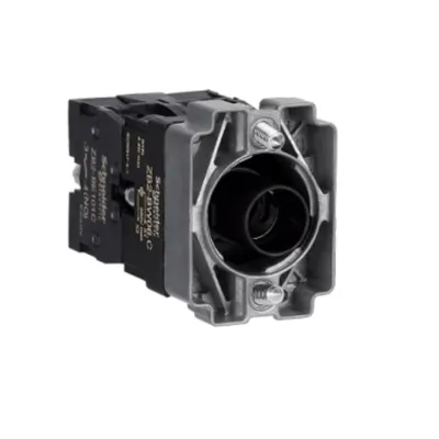 Bloc luminos cu corp si element de fixare, Easy Harmony XB2, metal, fara LED BA9S bulb, 0...380V AC, 2NC