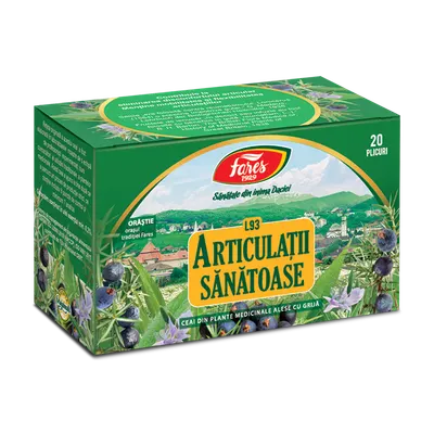 Ceai Articulatii sanatoase L93, 20 pliculete, Fares
