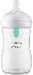 Biberon anticolici bebelusi 3 - 6 luni Natural Response AirFree vent SCY673/01, 260ml, Philips Avent