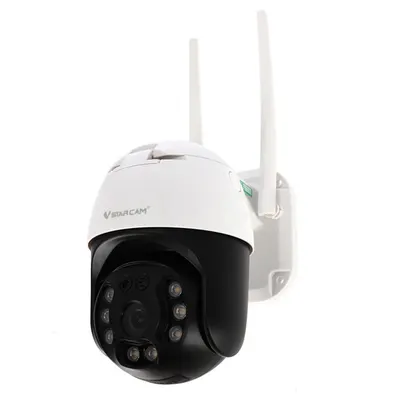 Camera supraveghere wireless IP WiFi Speed Dome PT Vstarcam CS64, 2 MP, IR 20 m, 3.6 mm, slot card, microfon, detectie miscare