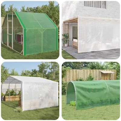 vidaXL Împătură cu ochiuri Verde 3 x 4 m 140 gsm PE
