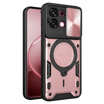 Husa pentru Oppo A6 Pro 5G / A6 Pro 4G, Techsuit, CamGuard Pro, Roz Aurie