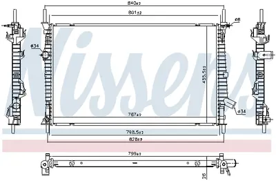 Radiator racire motor potrivit FORD TOURNEO CUSTOM V362, TRANSIT CUSTOM V362, TRANSIT V363 2.0D 2.0DH