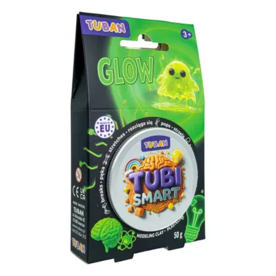 Plastilina creativa inteligenta TUBI SMART - Glow, 50 g