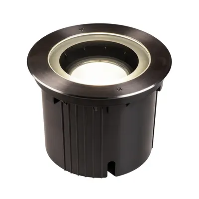 Spot incastrat, DASAR® 270 Recessed fittings, black Outdoor LED inground fitting, 4000K, round, IP67, symmetrical beam