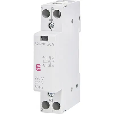 Contactor modular 20A 2NO bobina 230V Tip R 20-20 sina DIN