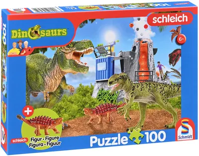 Puzzle pentru copii Schmidt din 100 de piece - Dinozauri din timpuri preistorice