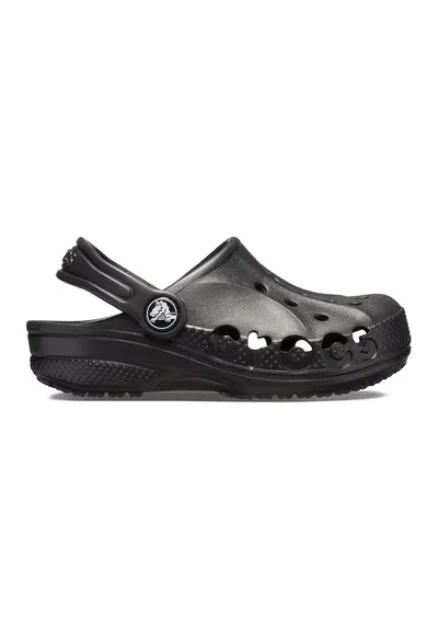 Saboti slingback cu perforatii - Negru