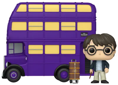 Figură Funko POP! Rides: Harry Potter - Harry Potter with Knight Bus #139