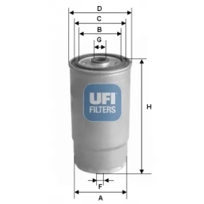 Filtru combustibil UFI 24.379.01