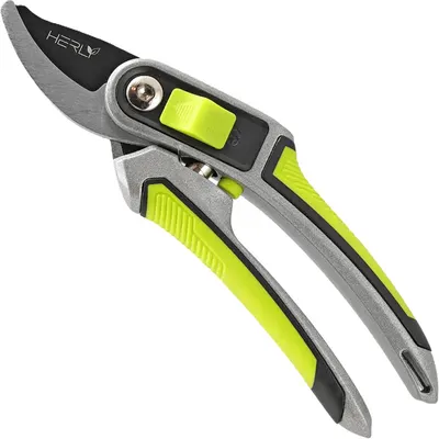 Foarfece de viță de vie Herly - Pro, 22 cm, cu mânere din aluminiu