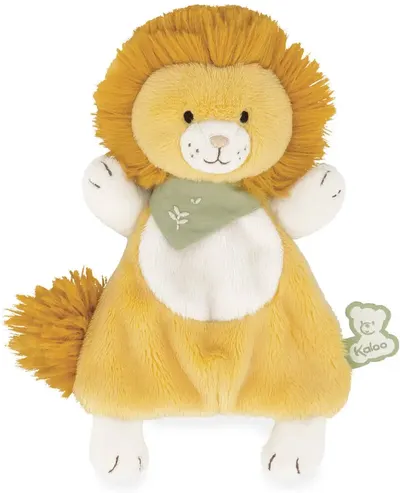 Jucărie de pluș Kaloo - Leu Nougat, 18 cm