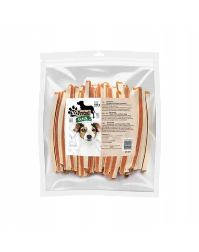 MR. PRETZEL Fâșii iepure și cod pentru câini 500 g